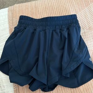 Lululemon track that high rise lined 3 in shorts